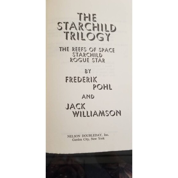 The Starchild Trilogy Frederik Pohl & Jack Williamson Vintage Sci-Fi Hardcover - Picture 2 of 3